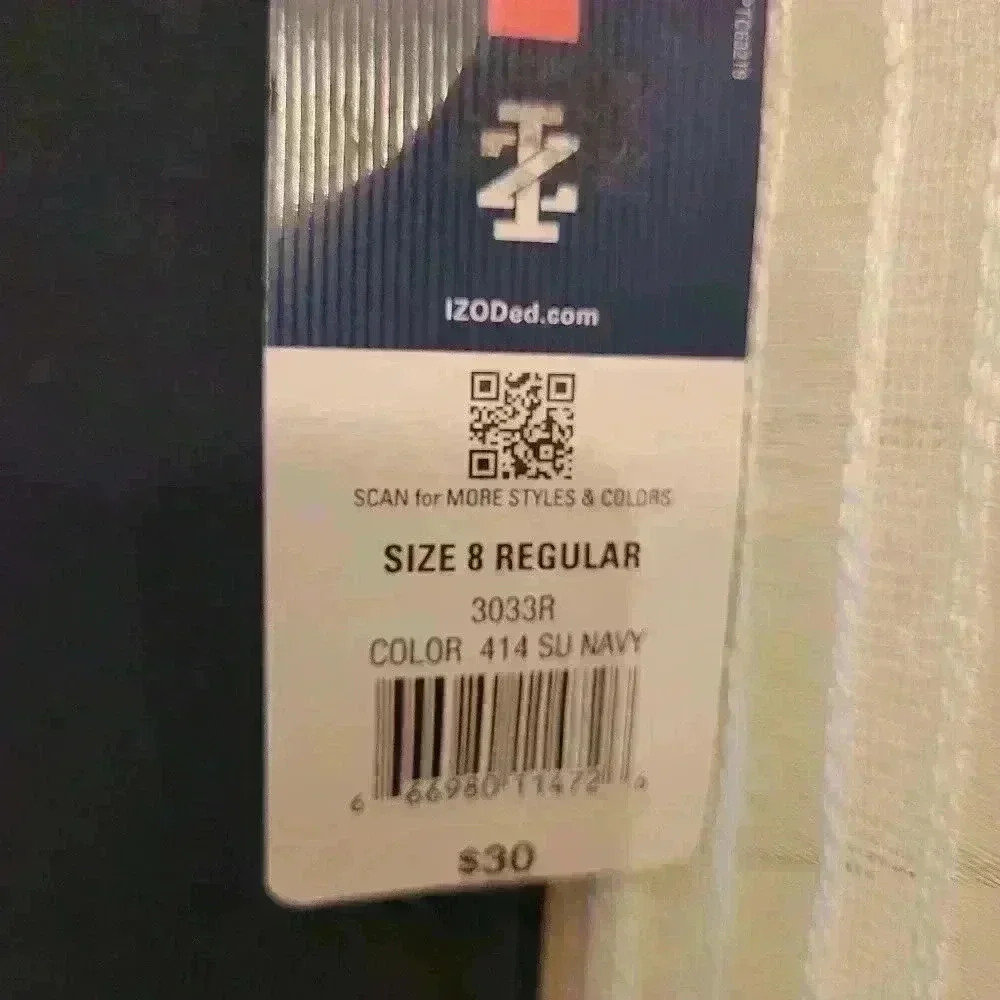 NWT Izod navy blue girls jeggings size 8. Soft! $10 - Picture 2 of 4